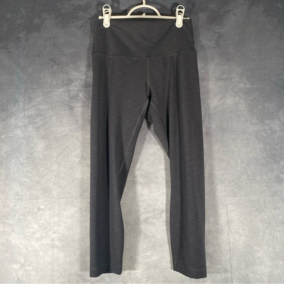 lululemon athletica Pants - Lululemon Wunder Train High Rise Crop 23” Graphite Gray Womens 8